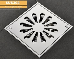 Thoát sàn ngăn mùi (dạng phễu nước) SUS304 (15x15cm) - Hàng Cao cấp HVMMA ITALIA Thoát sàn ngăn mùi (dạng phễu nước) SUS304 (15x15cm) - Hàng Cao cấp HVMMA ITALIA
